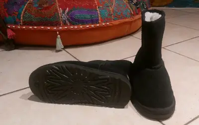 Botas negras de invierno para niños Bamers - miniatura 2