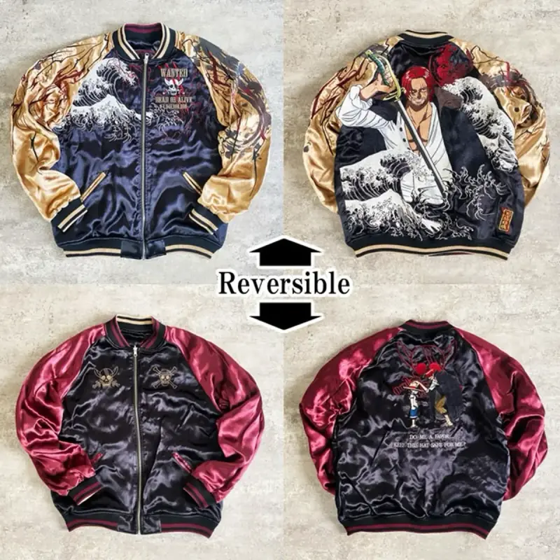 CHAQUETA SUKAJAN ONE PIECE - SHANKS "EL PELIRROJO - 4