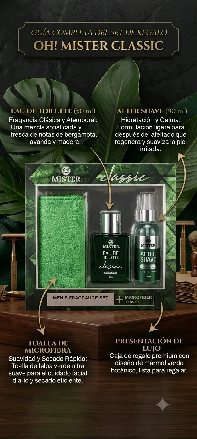 Set de Fragancia para Hombre Oh! Mister Classic - 2