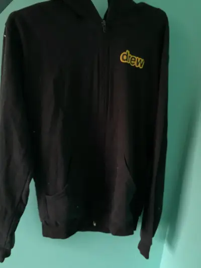 Polerón negro con capucha Drew - miniatura 1