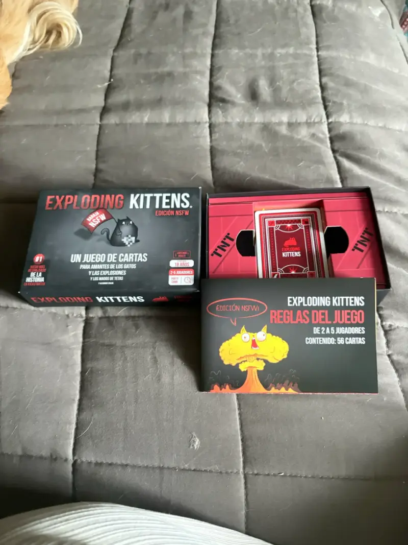 Juego de cartas Exploding Kittens