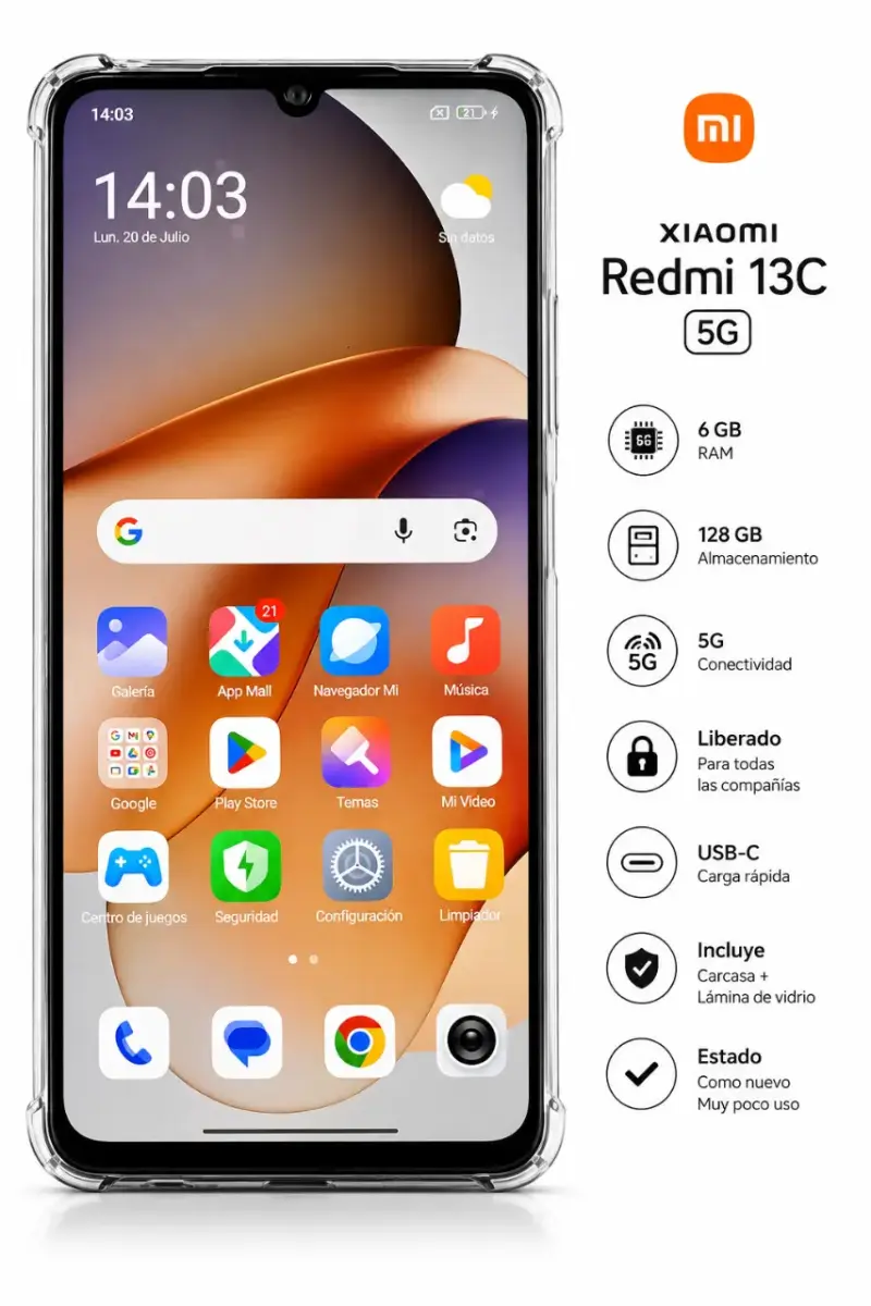Xiaomi Redmi 13C 5G – Como Nuevo - 6