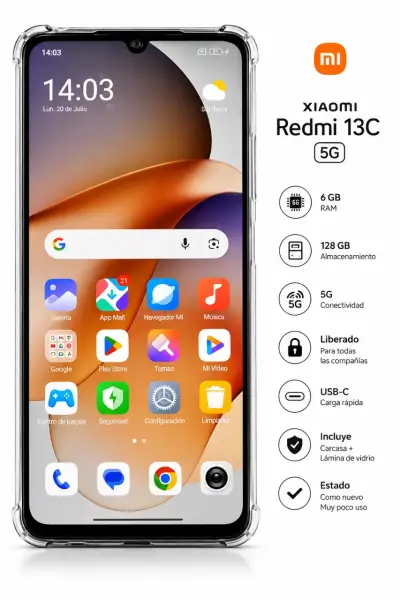 Xiaomi Redmi 13C 5G – Como Nuevo - miniatura 6