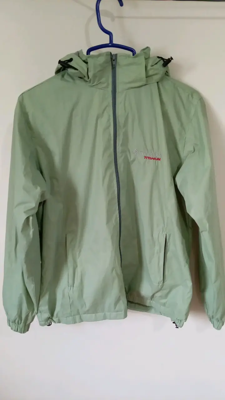 Chaqueta impermeable Columbia Titanium verde - 1
