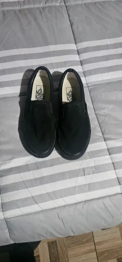 Zapatillas negras Vans clásicas unisex - miniatura 1