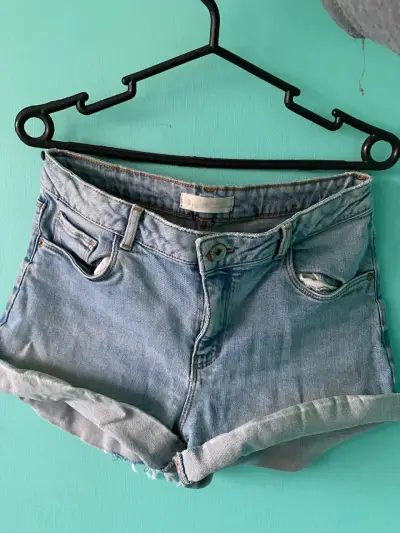 Shorts de mezclilla Zara - miniatura 1