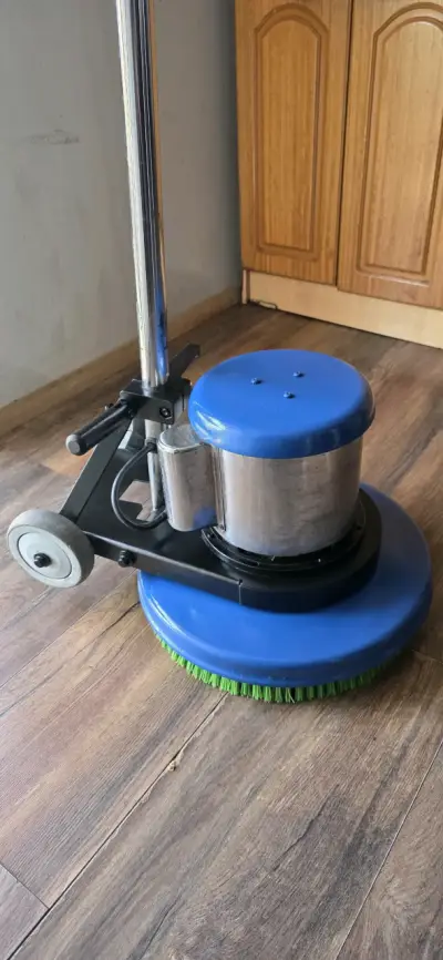 Máquina pulidora de pisos industrial azul - miniatura 2