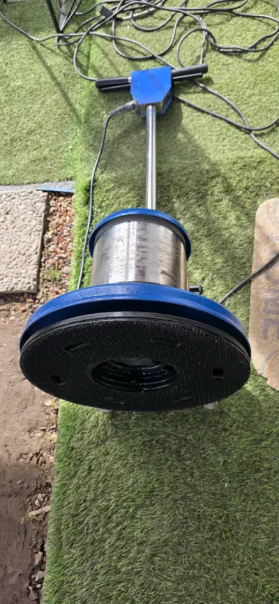 Máquina pulidora de pisos industrial azul - miniatura 3