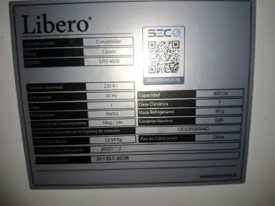 Congelador horizontal Libero 400L en buen estado - miniatura 2