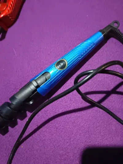 Rizador de Pelo Azul Eléctrico - miniatura 1