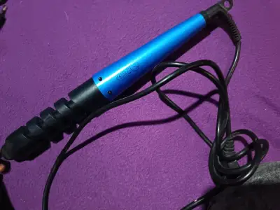 Rizador de Pelo Azul Eléctrico - miniatura 2