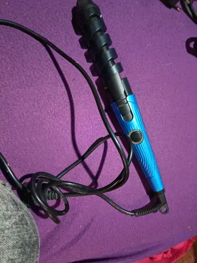 Rizador de Pelo Azul Eléctrico - miniatura 3