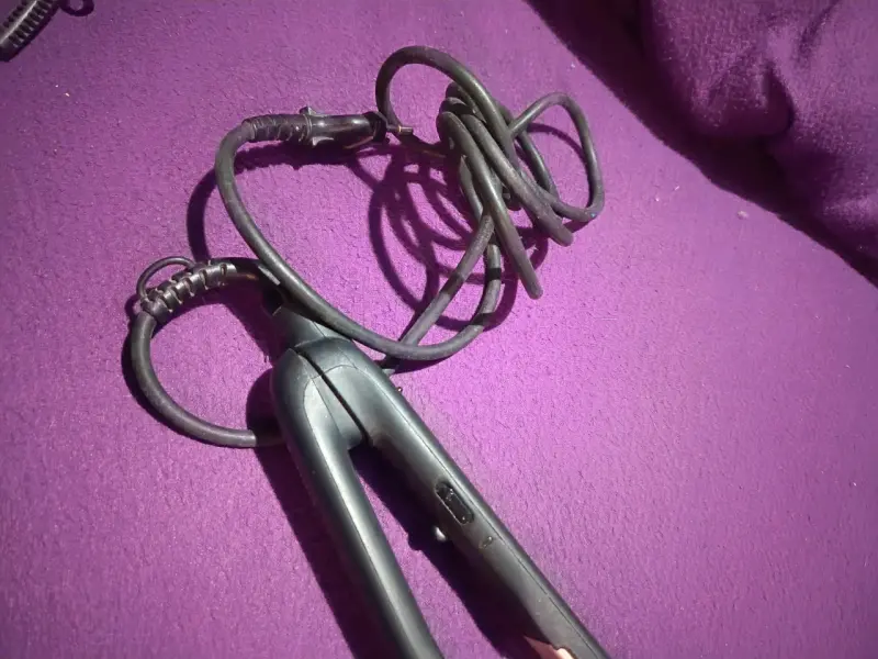 Plancha de Pelo Philips Negra y Rosa - 4
