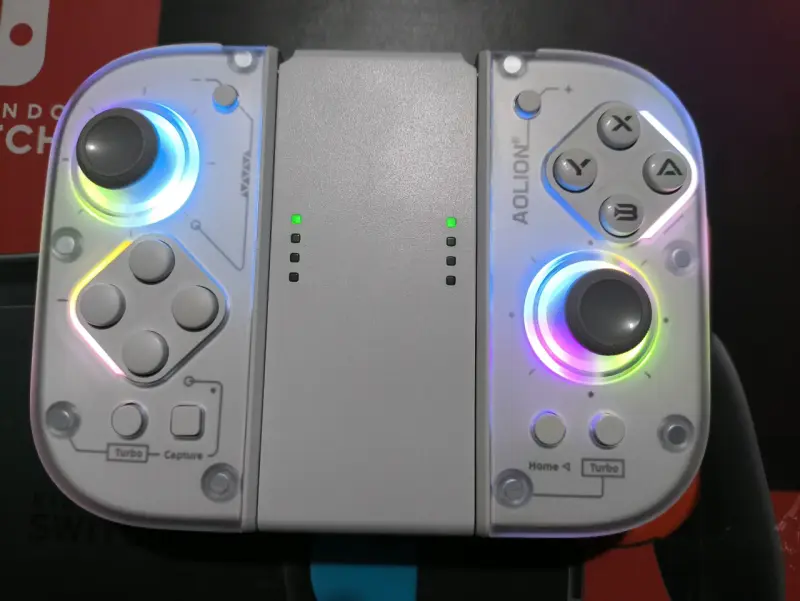 Controlador inalámbrico Aolion para Nintendo Switch con luces LED - 2
