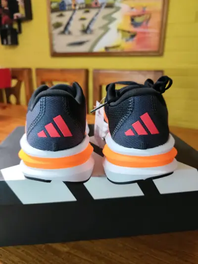 Zapatillas Adidas Galaxy 7 negro naranja - miniatura 2