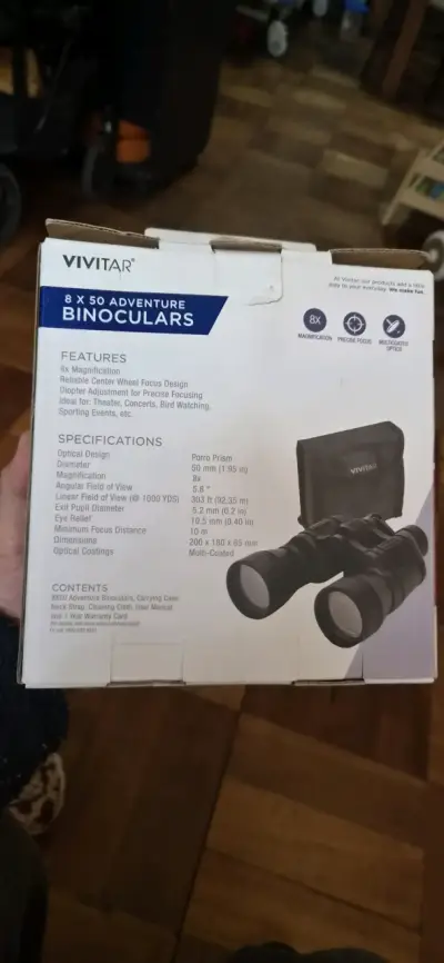 Binoculares Vivitar 8x50 Adventure con Estuche - miniatura 2