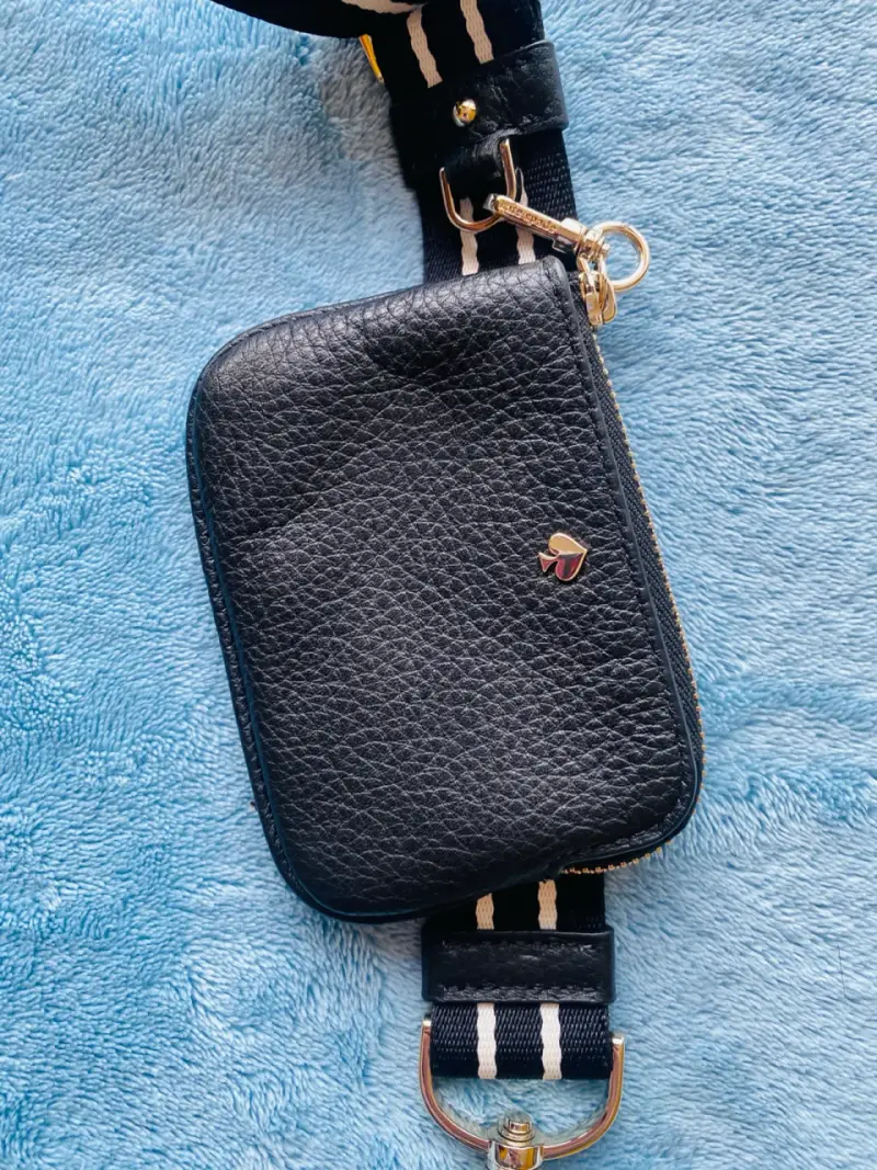Cartera negra con correa ajustable Kate Spade - 5