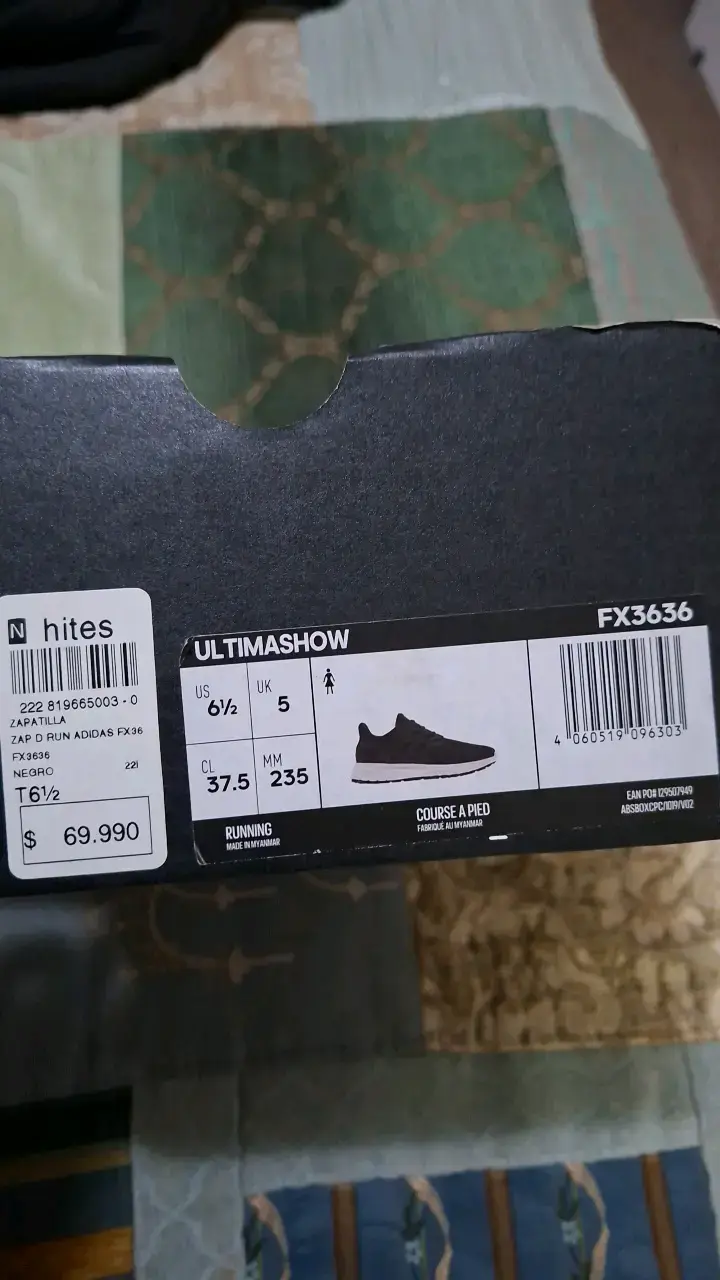 Zapatillas deportivas negras Adidas Ultimashow - 2