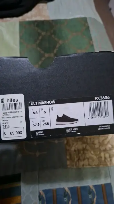 Zapatillas deportivas negras Adidas Ultimashow - miniatura 2