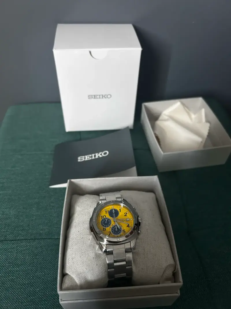 Reloj Seiko Chronograph SND409P1 Quartz Acero - 2