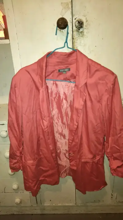 Blazer rojo mujer Talla 1X Roz & Ali - miniatura 1