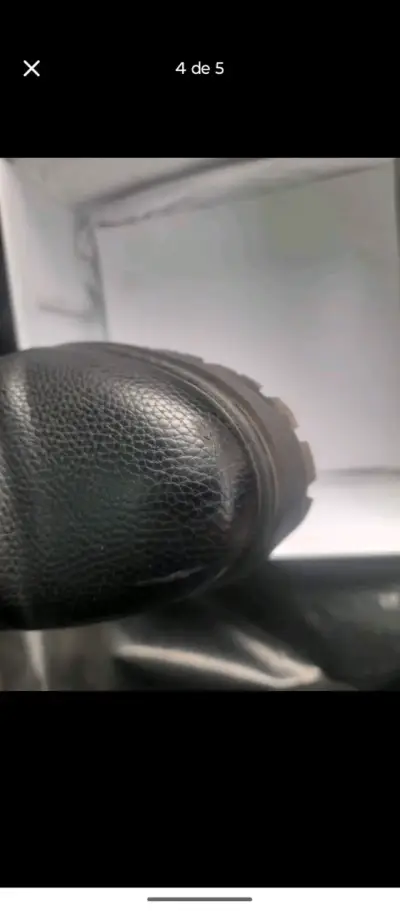 Botines Negros de Cuero con Tacón - miniatura 4