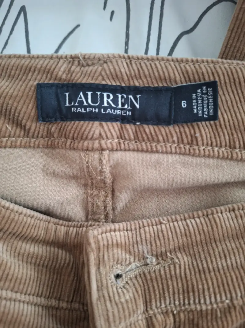 Pantalones de pana marrón Lauren Ralph Lauren - 2