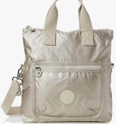 Cartera  Kipling plateado con Correa Ajustable - miniatura 4