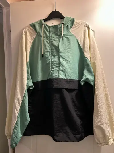 Cortavientos multicolor con capucha mujer XL - miniatura 1