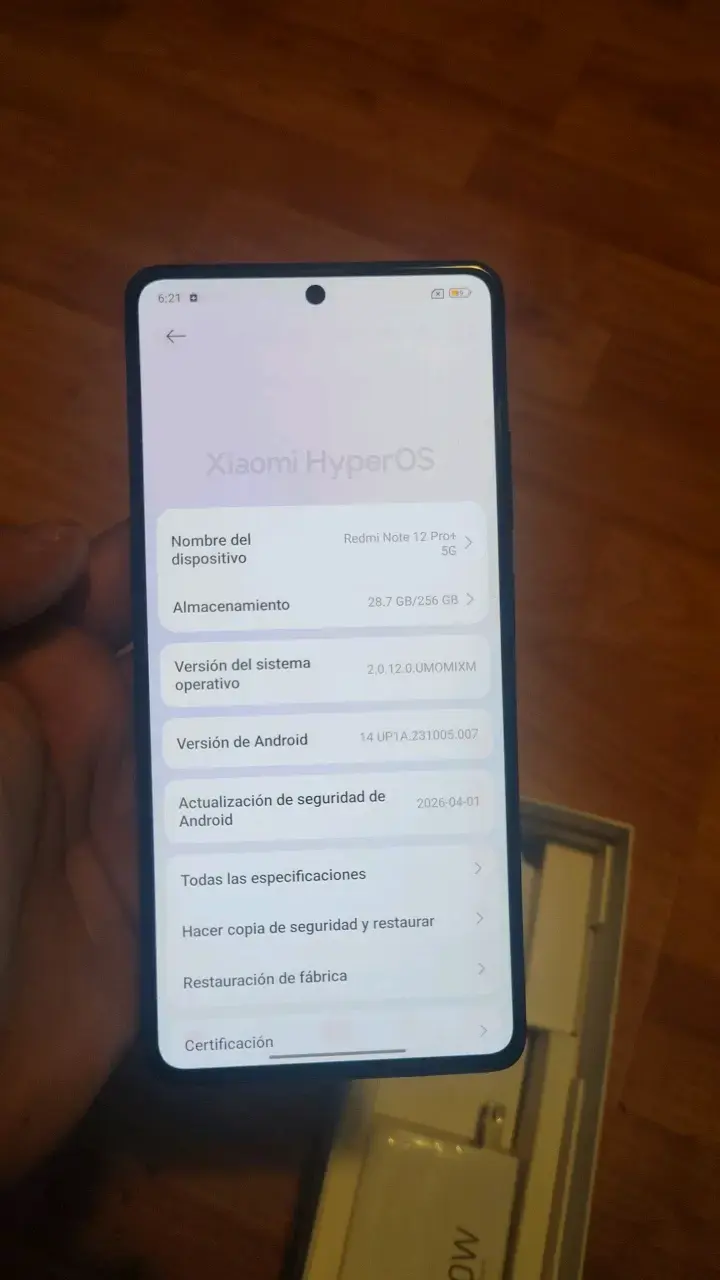 Xiaomi redmi note 12 pro+ 5g - 6
