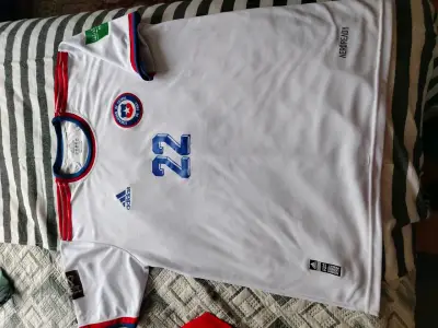 Camiseta Selección Chile Adidas Número 22 - miniatura 1