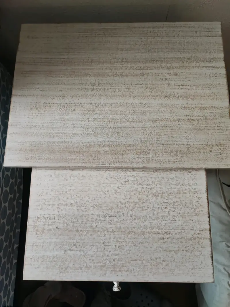 Mesa de noche de madera estilo vintage - 5