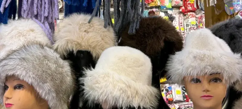 Gorros Ruso con diseño animal printy liso - 3