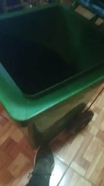 Contenedor de Basura Verde con Ruedas - miniatura 3