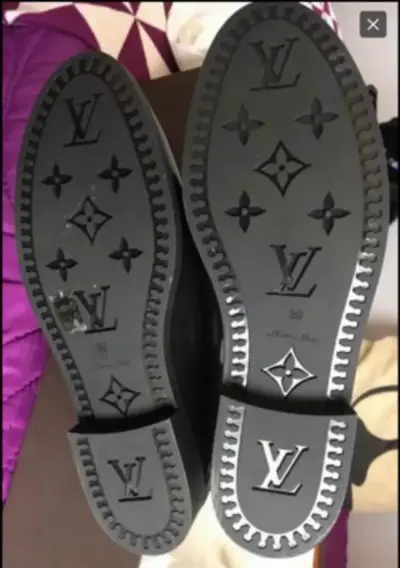 Botas de lluvia negras Louis Vuitton - miniatura 2