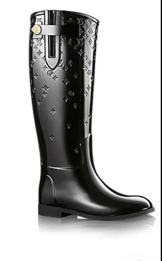 Botas de lluvia negras Louis Vuitton - 4