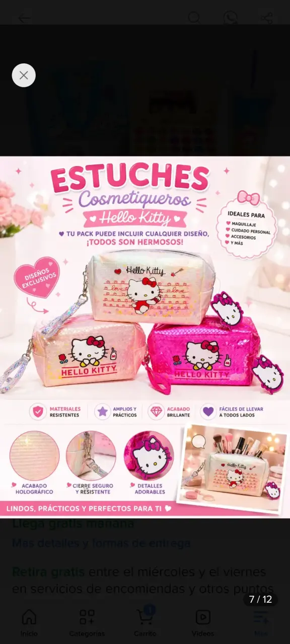 Set de Cosméticos Hello Kitty para Adolescentes - 2