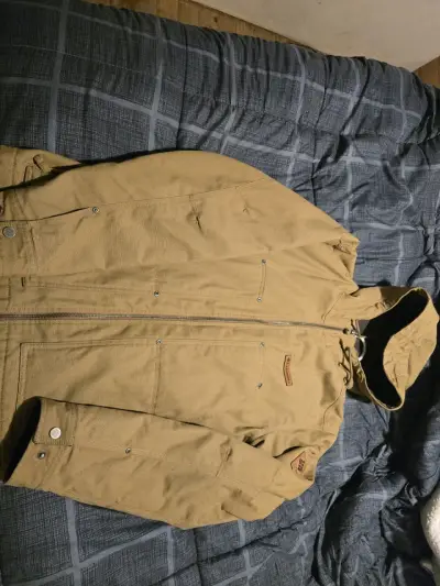 Chaqueta Columbia marrón con capucha - miniatura 1