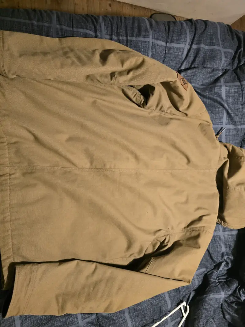 Chaqueta Columbia marrón con capucha - 3