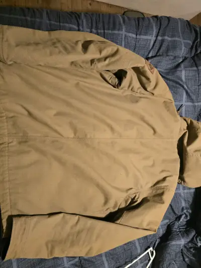 Chaqueta Columbia marrón con capucha - miniatura 3
