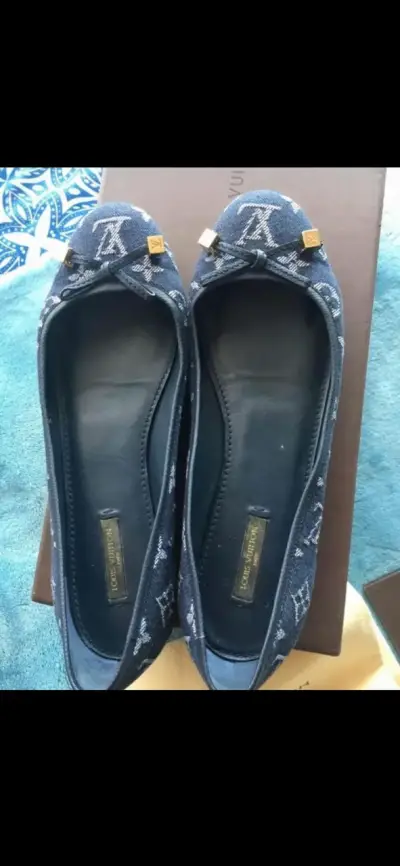 Bailarinas Louis Vuitton Monograma Azul - miniatura 6