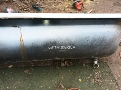 Tina de baño metálica Metaliberica usada - miniatura 1