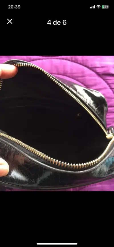 Cartera negra Massimo con correas ajustables - miniatura 3