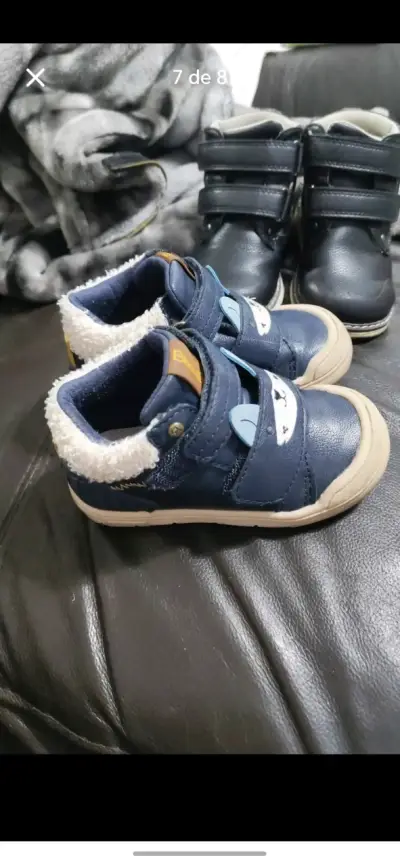 Zapatillas de Niño Azul con Diseño de Oso talla 24 - miniatura 3