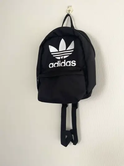 Mini Mochila negra Adidas original - miniatura 3