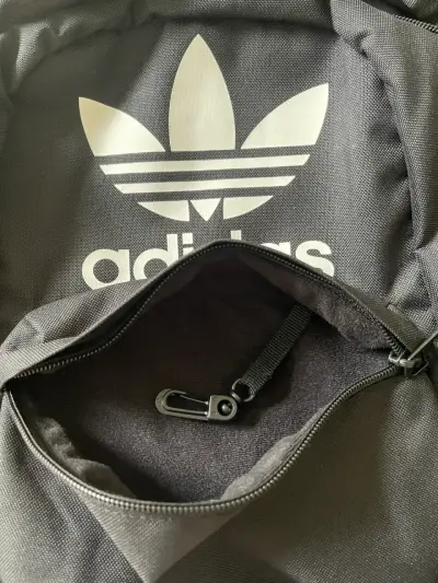 Mini Mochila negra Adidas original - miniatura 6
