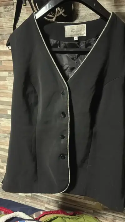 Chaleco negro elegante Scappino para hombre - miniatura 1