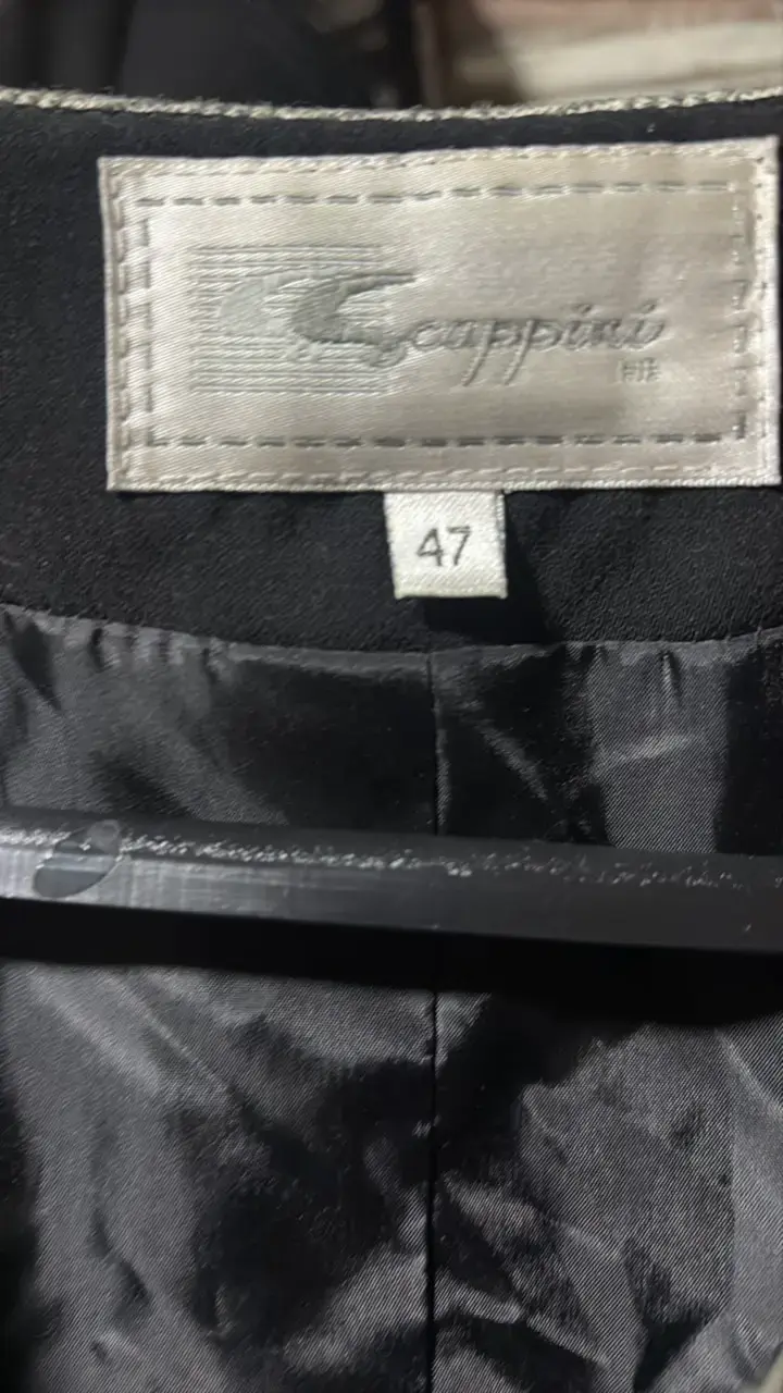 Chaleco negro elegante Scappino para hombre - 2