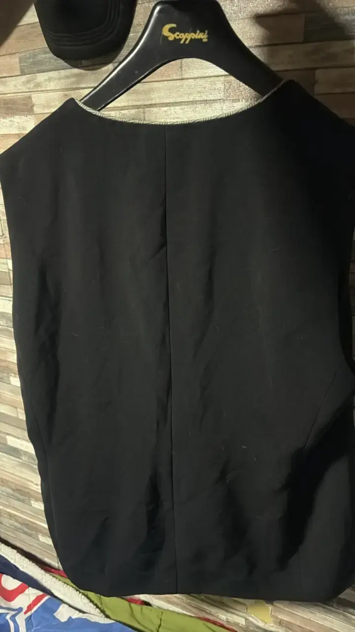 Chaleco negro elegante Scappino para hombre - 3