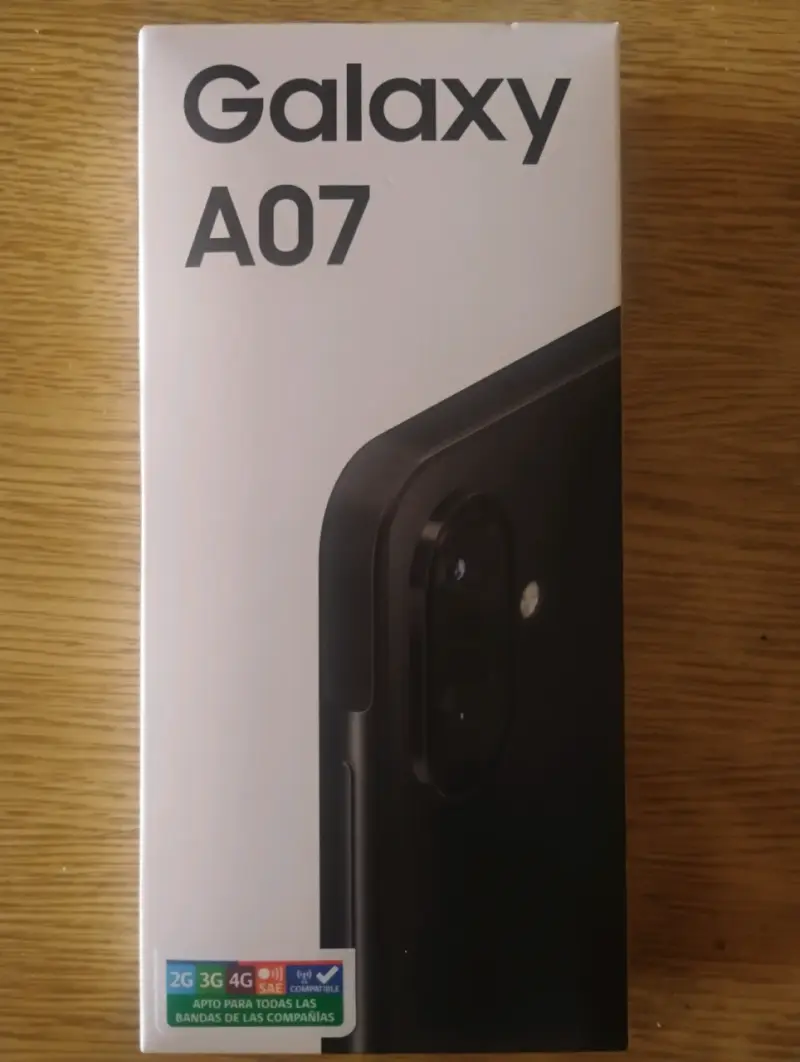 Samsung Galaxy A07 smartphone negro - 2